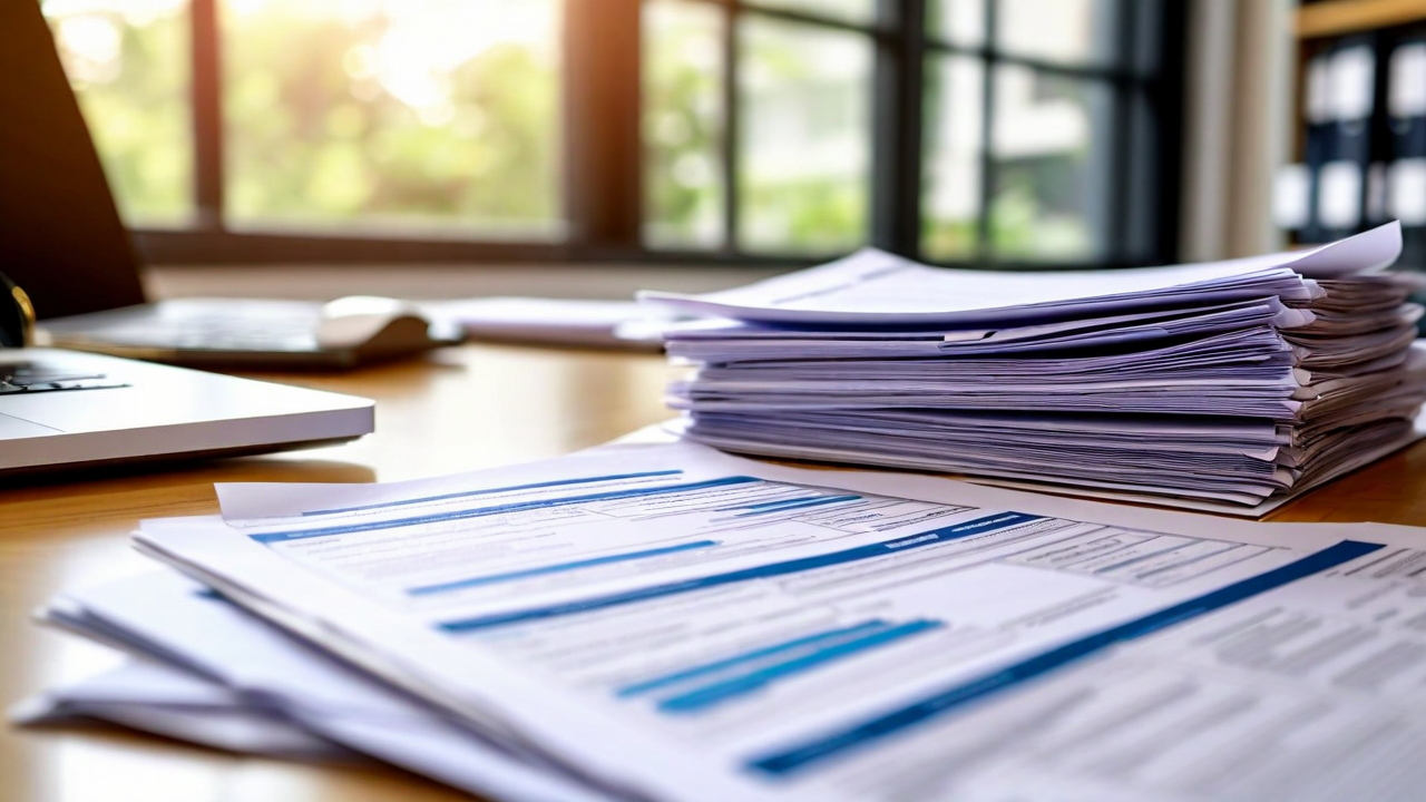 financial compliance documents and data